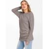 imageANRABESS Women Long Sleeve Tunic Top with Leggings Crewneck Ribbed Knit Buttons Shirts 2025 Fall Casual Lightweight SweatersCool Ash Brown