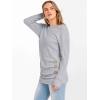 imageANRABESS Women Long Sleeve Tunic Top with Leggings Crewneck Ribbed Knit Buttons Shirts 2025 Fall Casual Lightweight SweatersGrey