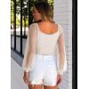 imageANRABESS Women Mesh Long Sleeve Shirts Dressy Casual Blouses Square Neck Ribbed Slim Tops Going Out Date Night Fall OutfitsBeige