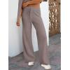 imageANRABESS Women Two Piece Outfits Sweater Sets Lounge Waffle Knit Pullover Matching Wide Leg Pants Tracksuit 2025 Fall FashionCamel