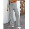 imageANRABESS Women Two Piece Outfits Sweater Sets Lounge Waffle Knit Pullover Matching Wide Leg Pants Tracksuit 2025 Fall FashionGrey