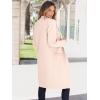 imageANRABESS Womens Cardigan Sweater 2025 Fall Outfits Knitted Lapel Long Coats CoatigansApricot