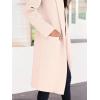 imageANRABESS Womens Cardigan Sweater 2025 Fall Outfits Knitted Lapel Long Coats CoatigansApricot