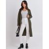 imageANRABESS Womens Cardigan Sweater 2025 Fall Outfits Knitted Lapel Long Coats CoatigansArmy Green