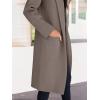 imageANRABESS Womens Cardigan Sweater 2025 Fall Outfits Knitted Lapel Long Coats CoatigansGray