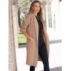 imageANRABESS Womens Cardigan Sweater 2025 Fall Outfits Knitted Lapel Long Coats CoatigansKhaki