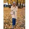 imageANRABESS Womens Long Cardigans Sweater 2025 Fall Dressy Casual Lapel Knit Warm Trench Coatigan Oversized Blazer Jacket CoatApricot
