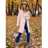 imageANRABESS Womens Long Cardigans Sweater 2025 Fall Dressy Casual Lapel Knit Warm Trench Coatigan Oversized Blazer Jacket CoatLight Apricot