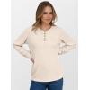 imageANRABESS Womens Long Sleeve Henley Shirts Button Down Tunic Tops Fall Lightweight Sweaters Business Casual Blouses 2025Beige
