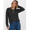imageANRABESS Womens Long Sleeve Henley Shirts Button Down Tunic Tops Fall Lightweight Sweaters Business Casual Blouses 2025Black
