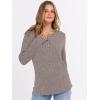 imageANRABESS Womens Long Sleeve Henley Shirts Button Down Tunic Tops Fall Lightweight Sweaters Business Casual Blouses 2025Cool Ash Brown