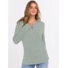 imageANRABESS Womens Long Sleeve Henley Shirts Button Down Tunic Tops Fall Lightweight Sweaters Business Casual Blouses 2025Light Green