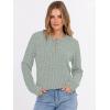 imageANRABESS Womens Long Sleeve Henley Shirts Button Down Tunic Tops Fall Lightweight Sweaters Business Casual Blouses 2025Light Green