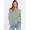 imageANRABESS Womens Long Sleeve Henley Shirts Button Down Tunic Tops Fall Lightweight Sweaters Business Casual Blouses 2025Light Green