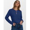 imageANRABESS Womens Long Sleeve Henley Shirts Button Down Tunic Tops Fall Lightweight Sweaters Business Casual Blouses 2025Navy Blue