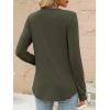 imageANRABESS Womens Long Sleeve Shirts 2025 Fall Henley Business Casual Tops Cute TShirts Work Blouses Outfits Vacation ClothesArmy Green