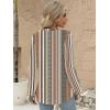 imageANRABESS Womens Long Sleeve Shirts 2025 Fall Henley Business Casual Tops Cute TShirts Work Blouses Outfits Vacation ClothesBrown White Strip