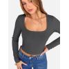 imageANRABESS Womens Long Sleeve Square Neck Crop Top Ribbed Slim Fitted Basic Tee Layer Y2K Shirts Fall Fashion Outfits 2025Deep Grey