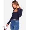 imageANRABESS Womens Long Sleeve Square Neck Crop Top Ribbed Slim Fitted Basic Tee Layer Y2K Shirts Fall Fashion Outfits 2025Navy Blue