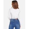 imageANRABESS Womens Long Sleeve Square Neck Crop Top Ribbed Slim Fitted Basic Tee Layer Y2K Shirts Fall Fashion Outfits 2025White