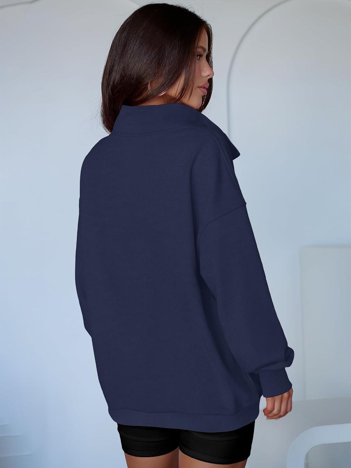imageANRABESS Womens Oversized Sweatshirt Long Sleeve Henley Pullover Tops 2025 Fall Casual Button Loose Fit Teens Fashion OutfitsDark Blue