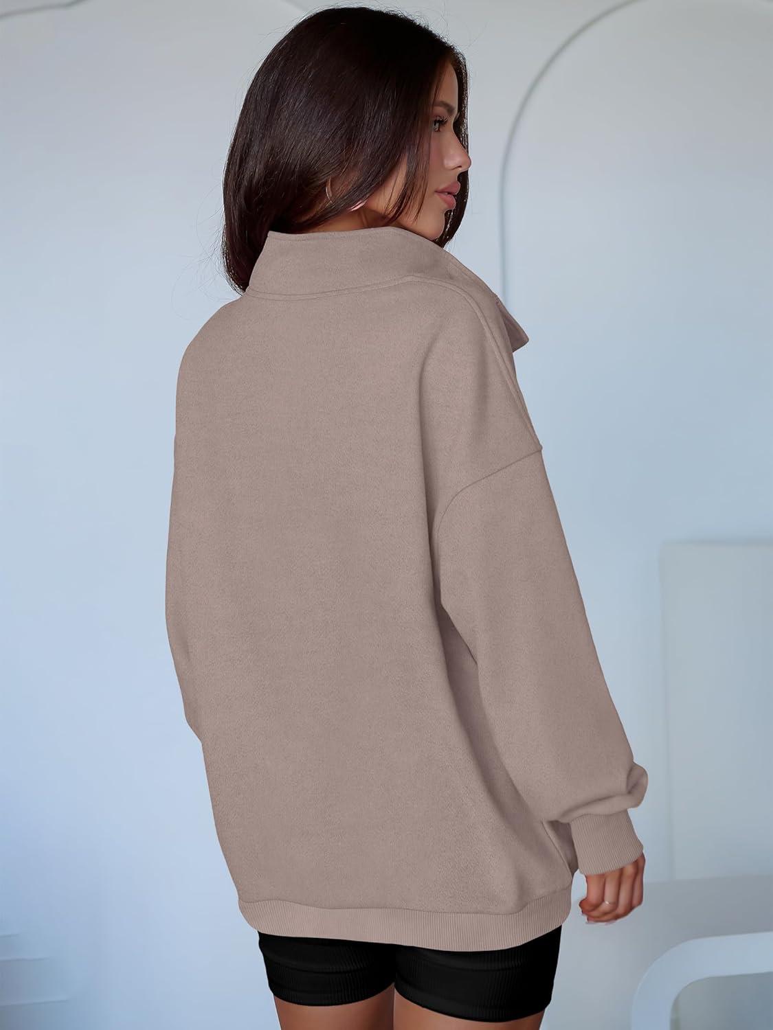 imageANRABESS Womens Oversized Sweatshirt Long Sleeve Henley Pullover Tops 2025 Fall Casual Button Loose Fit Teens Fashion OutfitsMocha