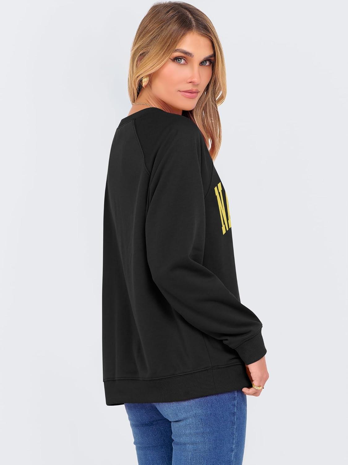 imageANRABESS Womens Oversized Sweatshirts Crewneck Long Sleeve Pullover Hoodies Graphic Cute Teen Girls Clothes 2025 Fall OutfitsBlack  Nashville