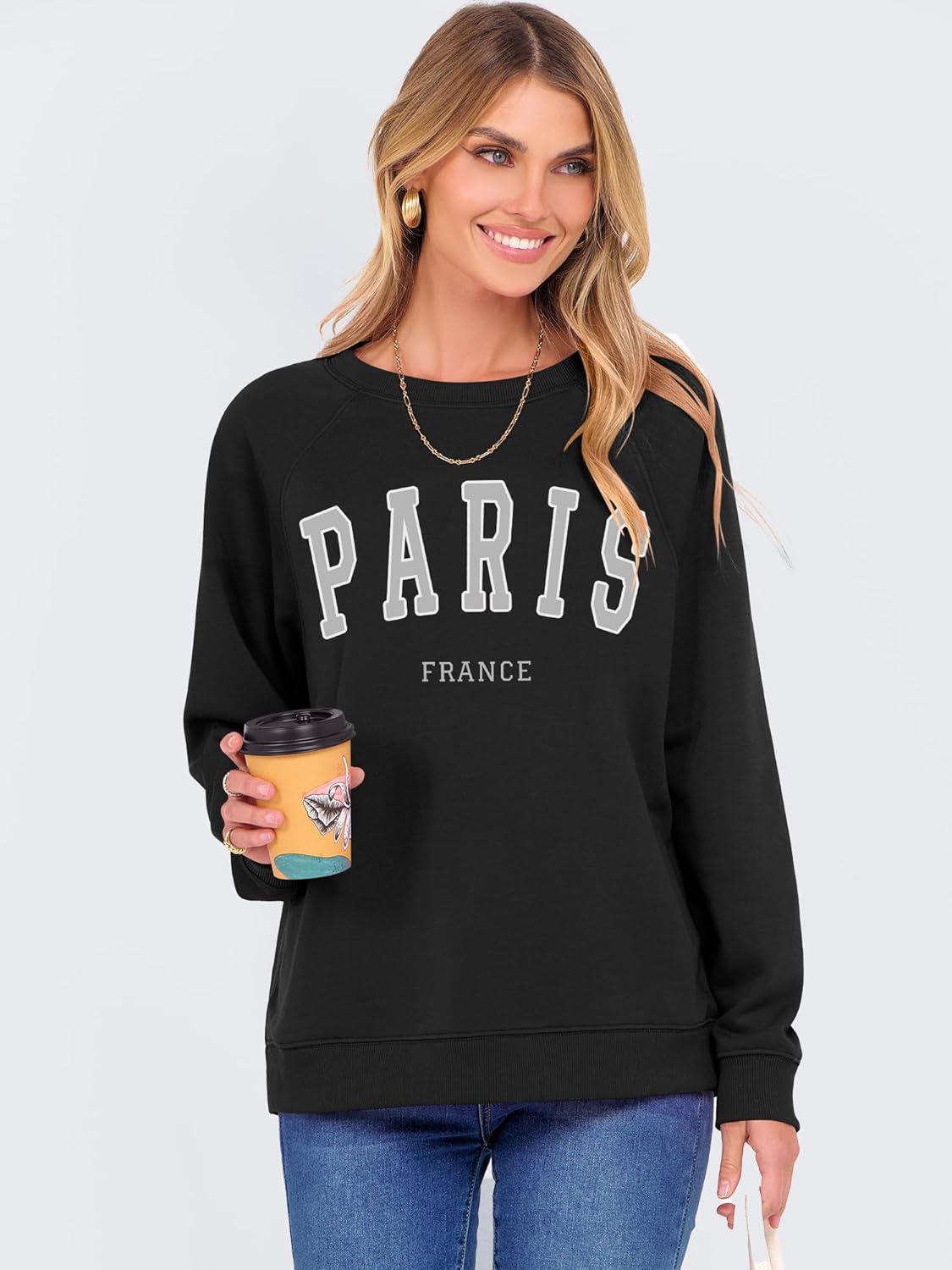 imageANRABESS Womens Oversized Sweatshirts Crewneck Long Sleeve Pullover Hoodies Graphic Cute Teen Girls Clothes 2025 Fall OutfitsBlack  Paris