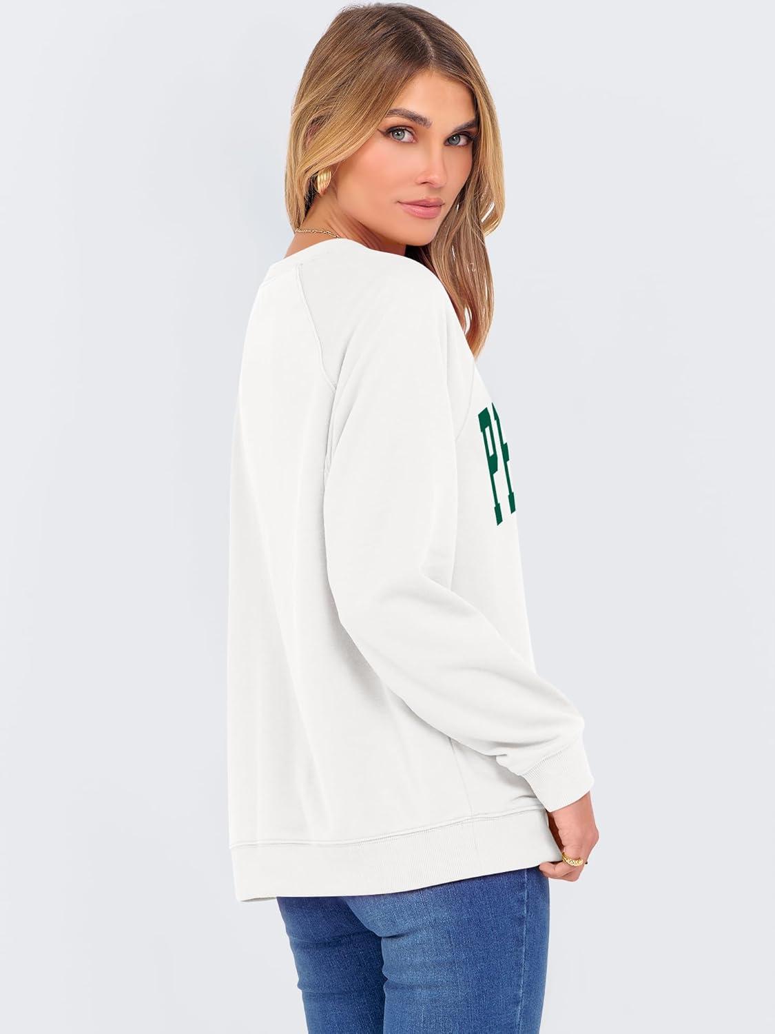 imageANRABESS Womens Oversized Sweatshirts Crewneck Long Sleeve Pullover Hoodies Graphic Cute Teen Girls Clothes 2025 Fall OutfitsWhite  Philadelphia