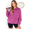 imageANRABESS Womens Acid Wash Hoodie Oversized Long Sleeve 2025 Fall Fashion SweatshirtsHot Pink