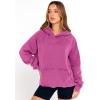 imageANRABESS Womens Acid Wash Hoodie Oversized Long Sleeve 2025 Fall Fashion SweatshirtsHot Pink