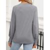 imageANRABESS Womens Long Sleeve Shirts Crewneck Casual Loose Tunic Tops Dressy Work Blouses Fall Fashion Clothes 2025Grey