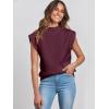 imageANRABESS Womens Mock Neck Sleeveless Sweater Vest Casual Cap Sleeve Knit Pullover Tank Tops 2025 Fall ClothesBurgundy