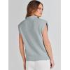 imageANRABESS Womens Mock Neck Sleeveless Sweater Vest Casual Cap Sleeve Knit Pullover Tank Tops 2025 Fall ClothesGrey