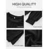 imageANRABESS Womens Oversized Long Sleeve Shirts Ribbed Knit Tunic Tops Side Spilt Casual 2025 Fall OutfitsBlack