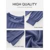 imageANRABESS Womens Oversized Long Sleeve Shirts Ribbed Knit Tunic Tops Side Spilt Casual 2025 Fall OutfitsBlue