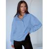 imageANRABESS Womens Oversized Sweatshirt Long Sleeve Henley Pullover Tops 2025 Fall Casual Button Loose Fit Teens Fashion OutfitsBright Blue