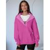 imageANRABESS Womens Oversized Sweatshirt Long Sleeve Henley Pullover Tops 2025 Fall Casual Button Loose Fit Teens Fashion OutfitsHot Pink