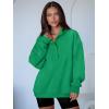 imageANRABESS Womens Oversized Sweatshirt Long Sleeve Henley Pullover Tops 2025 Fall Casual Button Loose Fit Teens Fashion OutfitsLight Green