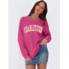 imageANRABESS Womens Oversized Sweatshirts Crewneck Long Sleeve Pullover Hoodies Graphic Cute Teen Girls Clothes 2025 Fall OutfitsHot Pink  Charleston