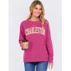 imageANRABESS Womens Oversized Sweatshirts Crewneck Long Sleeve Pullover Hoodies Graphic Cute Teen Girls Clothes 2025 Fall OutfitsHot Pink  Charleston