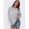 imageANRABESS Womens Oversized Sweatshirts Crewneck Long Sleeve Pullover Hoodies Graphic Cute Teen Girls Clothes 2025 Fall OutfitsLight Grey  Los Angeles