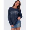 imageANRABESS Womens Oversized Sweatshirts Crewneck Long Sleeve Pullover Hoodies Graphic Cute Teen Girls Clothes 2025 Fall OutfitsNavy Blue  Los Angeles