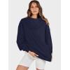 imageANRABESS Womens Oversized Sweatshirts Turtleneck Pullover Long Sleeve Hoodies Tops 2025 Fall Fashion Preppy OutfitsNavy Blue