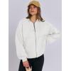 imageANRABESS Womens Zip up Oversized Sweatshirts Fleece jacket Coat Long Sleeve Casual Hoodie 2025 Fall Teen Girl Top ClothesBeige