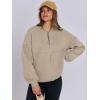 imageANRABESS Womens Zip up Oversized Sweatshirts Fleece jacket Coat Long Sleeve Casual Hoodie 2025 Fall Teen Girl Top ClothesBrown