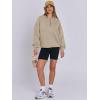 imageANRABESS Womens Zip up Oversized Sweatshirts Fleece jacket Coat Long Sleeve Casual Hoodie 2025 Fall Teen Girl Top ClothesBrown