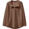 imageANRABESS Womens Oversized Hoodie Quarter Zip Sweatshirts 2025 Fall Winter Tunic Pullover Top Trendy Teen Girls Preppy ClothesBrown