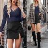 imageANRABESS Long Sleeve Shirts for Women Lace V Neck Rib Knit Slim Fit Basic Tee Tops 2025 Casual TShirt Going Out Fall OutfitsNavy Blue