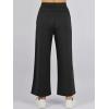 imageANRABESS Women 2 Piece Outfits Summer Lounge Sets Mock Neck Top Wide Leg Pants Casual Fashion Tracksuit 2025 Travel ClothesBlack